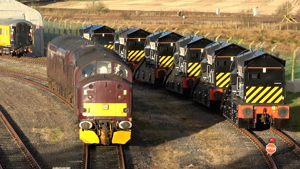 37s and Ploughs from Eastriggs & a Mix of Trains at Carlisle 09 Dec 24