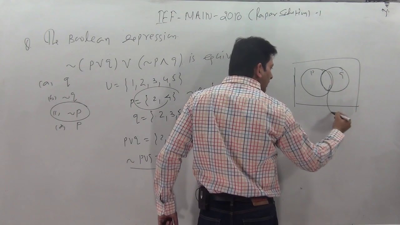 IIT-JEE MAIN 2018 paper Solutions -3 | JEE Solved Papers | JEE main Previous Years Solved Papers