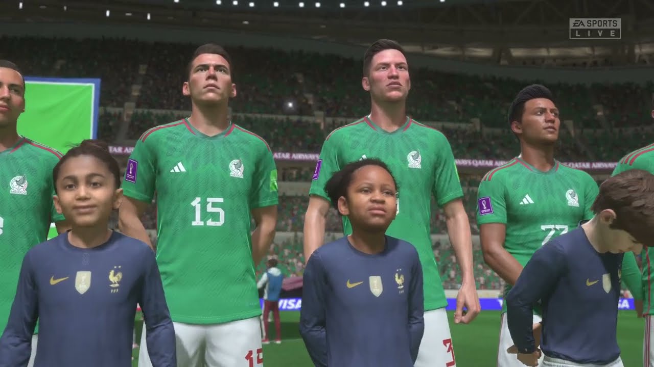 México Vs Francia Final Copa del Mundo Qatar 2022 FIFA 23 DLC 4k HDR