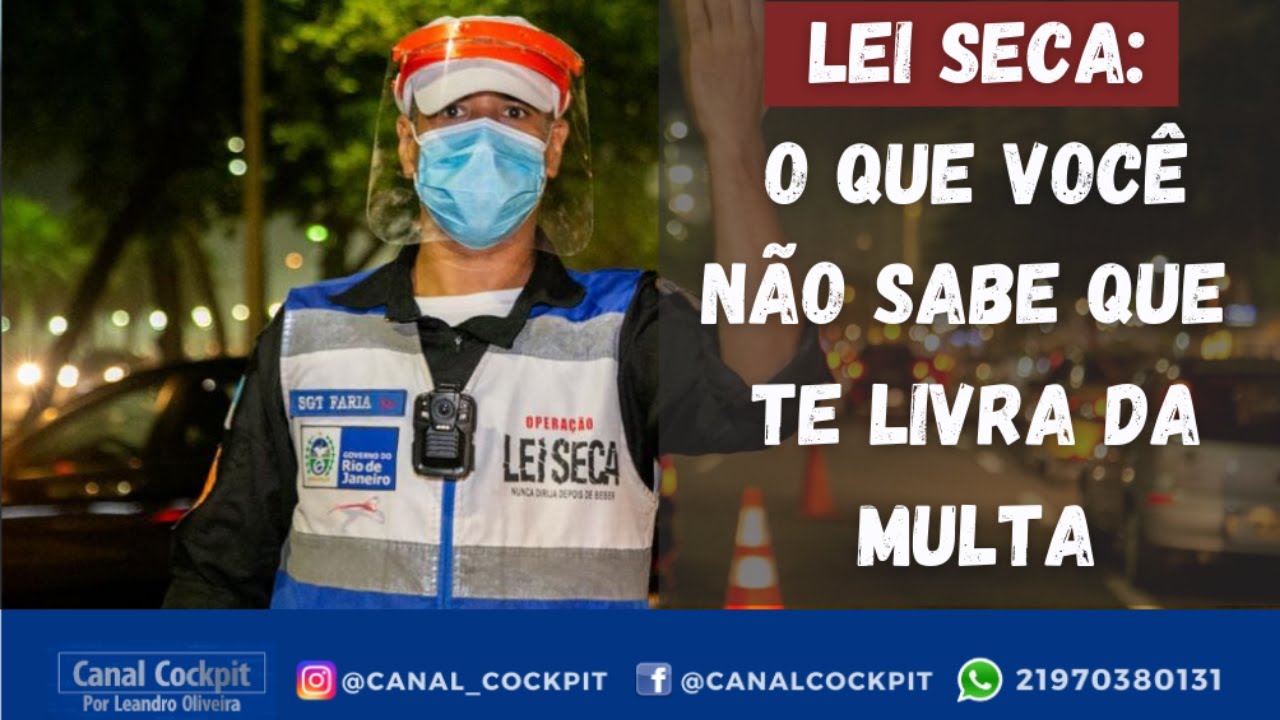 61 - O ERRO NA LEI SECA QUE VOCÊ NÃO SABE E TE SALVA DA MULTA - LEANDRO OLIVEIRA