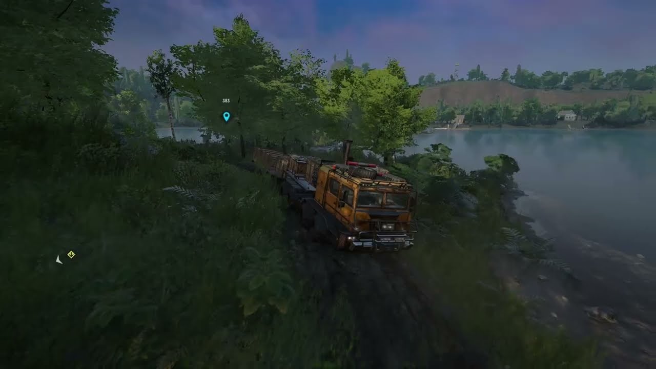 NEAR DISASTER! SnowRunner Truck Almost Falls into the Abyss | Dead Road