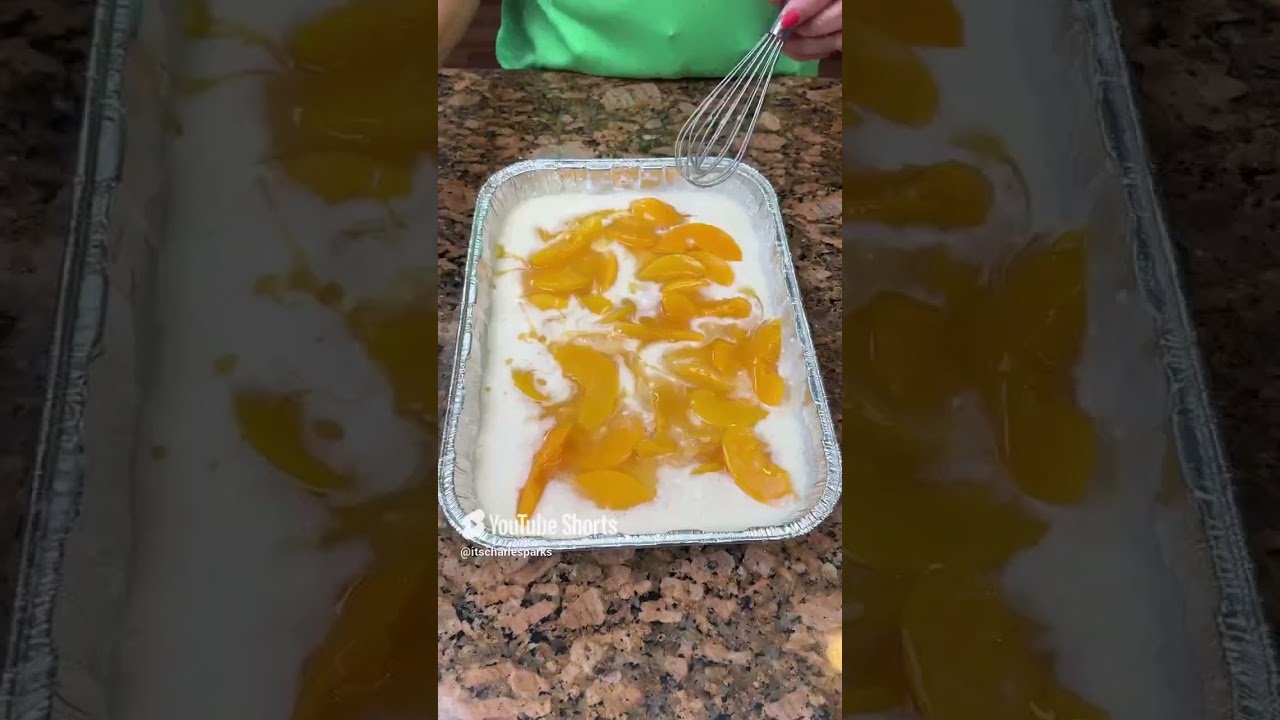 You have to try this Peach Cobbler! #cooking #bakeittillyoumakeit #recipe