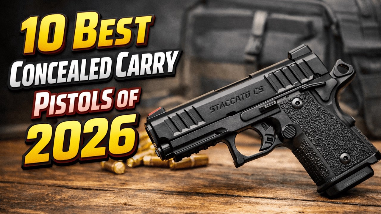 Top 10 Best Concealed Carry Pistols of 2026 | Ultimate EDC Handgun Guide