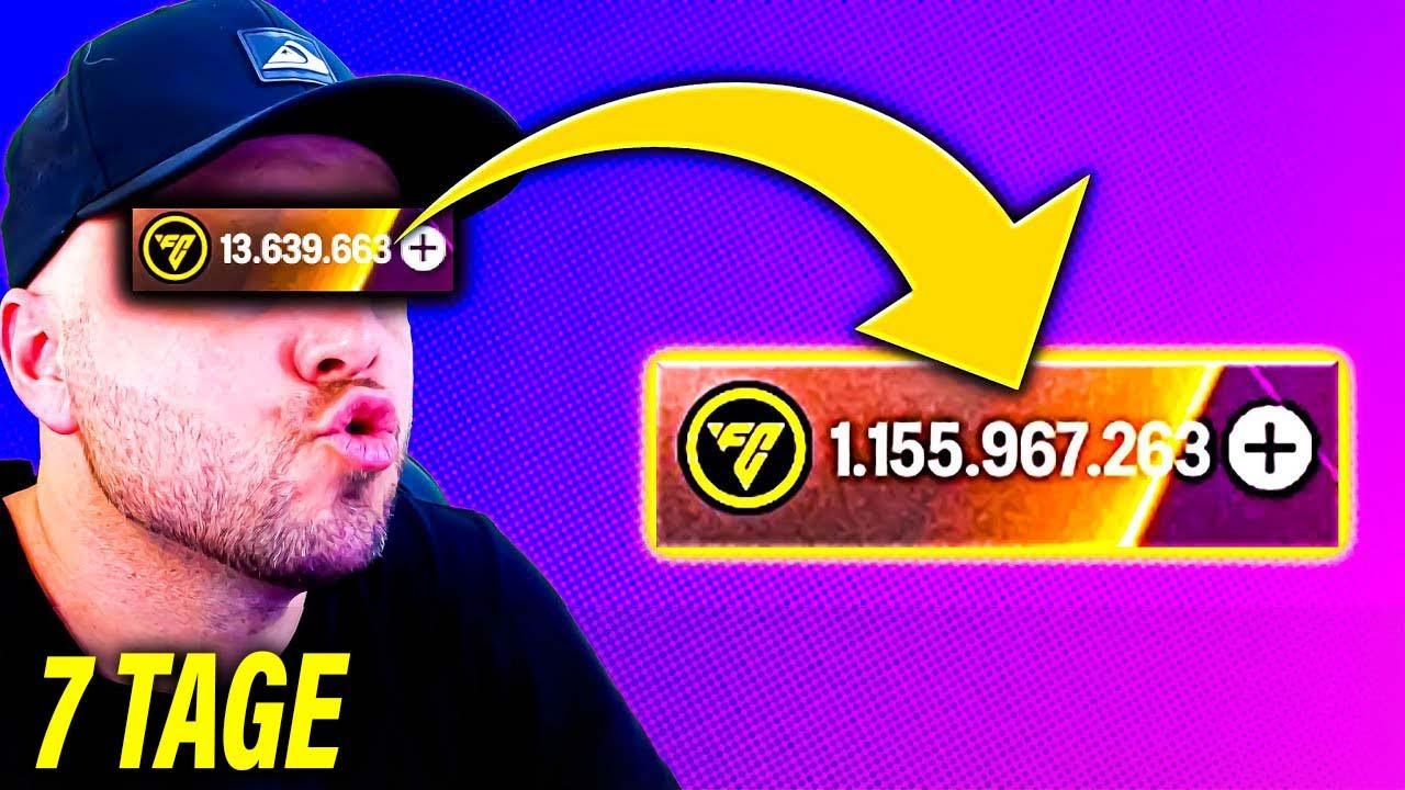 So kriegst du 1 Milliarde Coins gratis in nur 7 Tagen in FC Mobile!