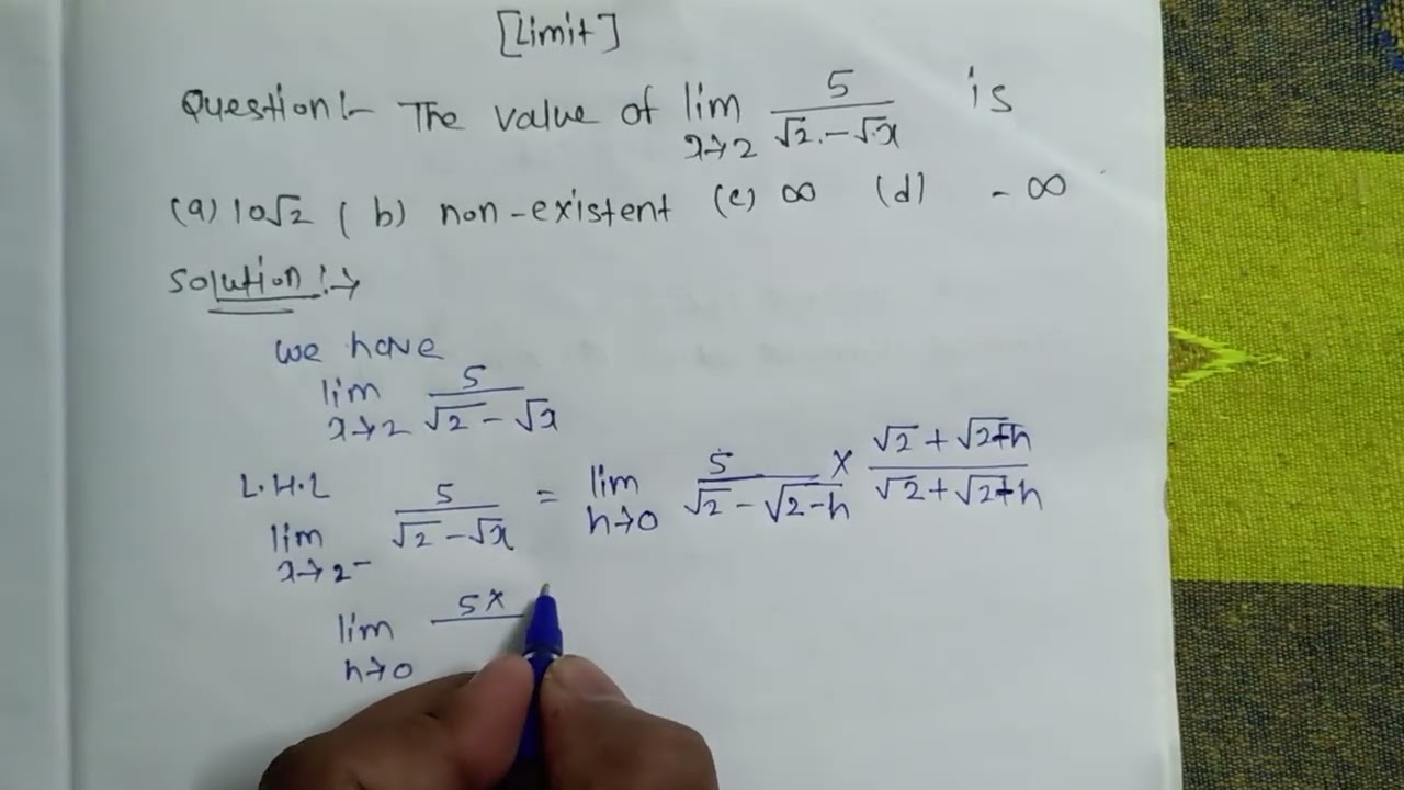 Example of limit.
