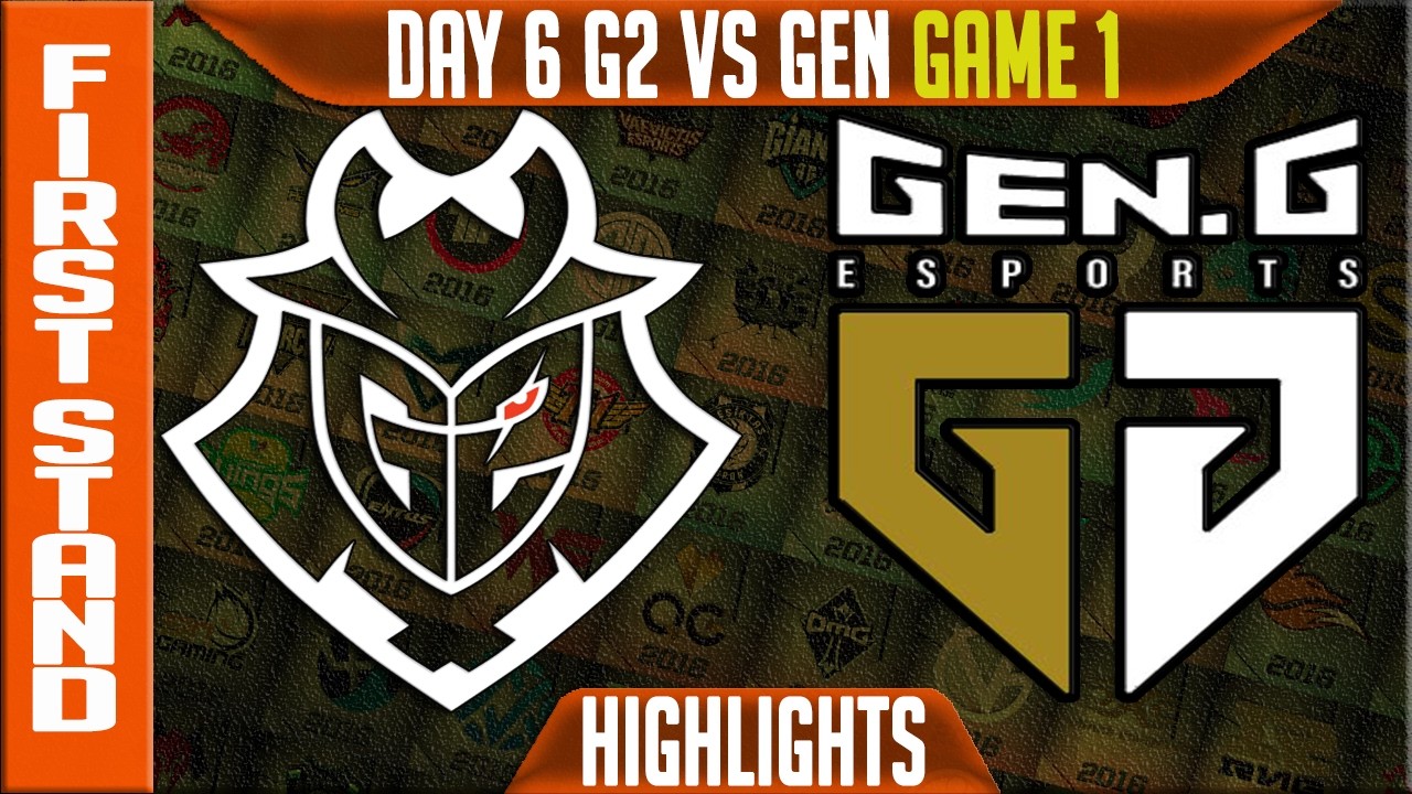 G2 vs GEN Highlights Game 1 | First Stand 2026 International Tournament Day 6 G2 Esports vs GenG G1