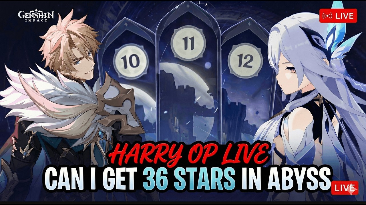 🔴NEW SPIRAL ABYSS IS HERE! Can I Get 36 Stars??!! Road To 4K Subs Genshin Impact 6.3 Live