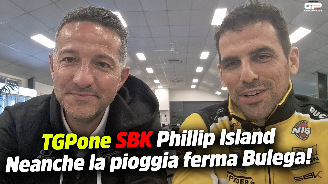 TGPone SBK Phillip Island: Neanche la pioggia ferma Bulega!