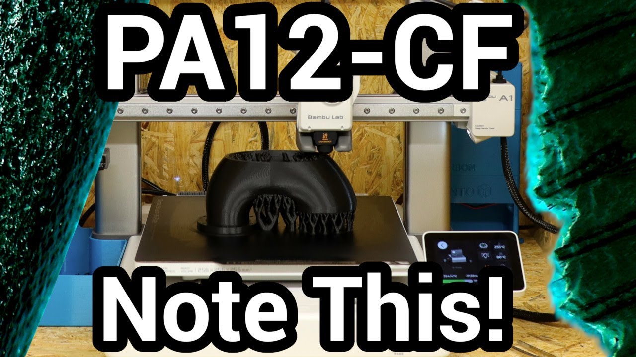 Important considerations printing Nylon CF / PA12-CF