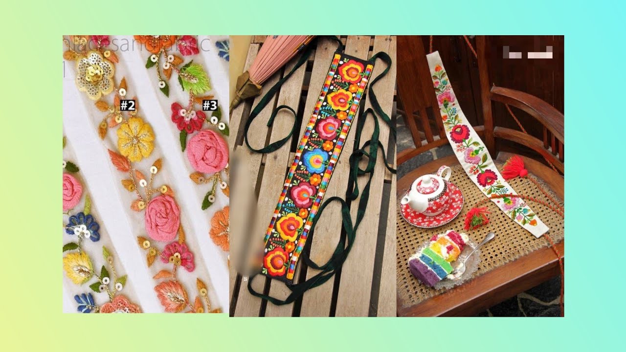 stunning belts designs/embroidered belts for girls/modern belts