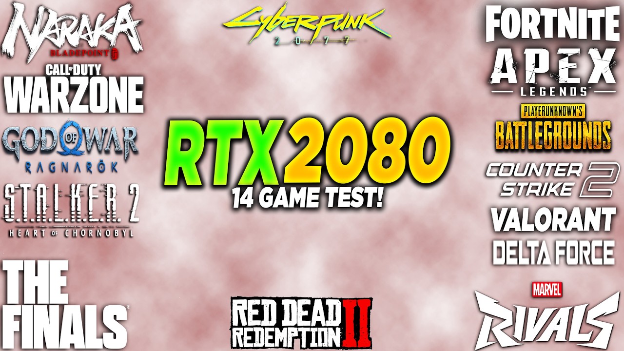 Испытайте RTX 2080 в 14 играх в 2025 году