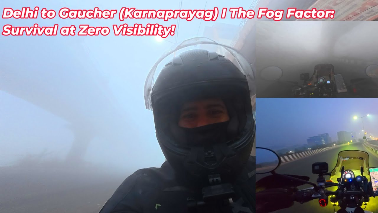 Day 1 - Riding the 2025 Scram 440 to the Himalayas! 🏍️💨 Delhi - Rishikesh - Gauchar