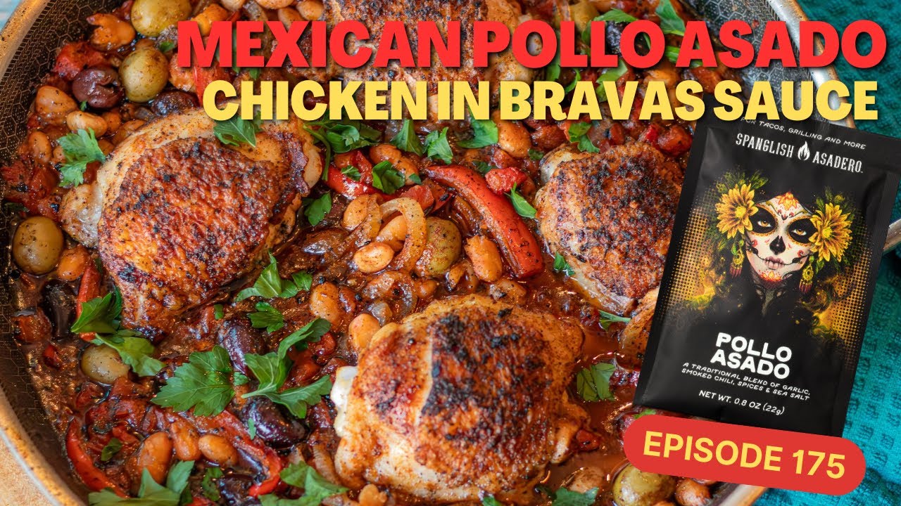 Mexican Pollo Asado Chicken in Bravas Sauce