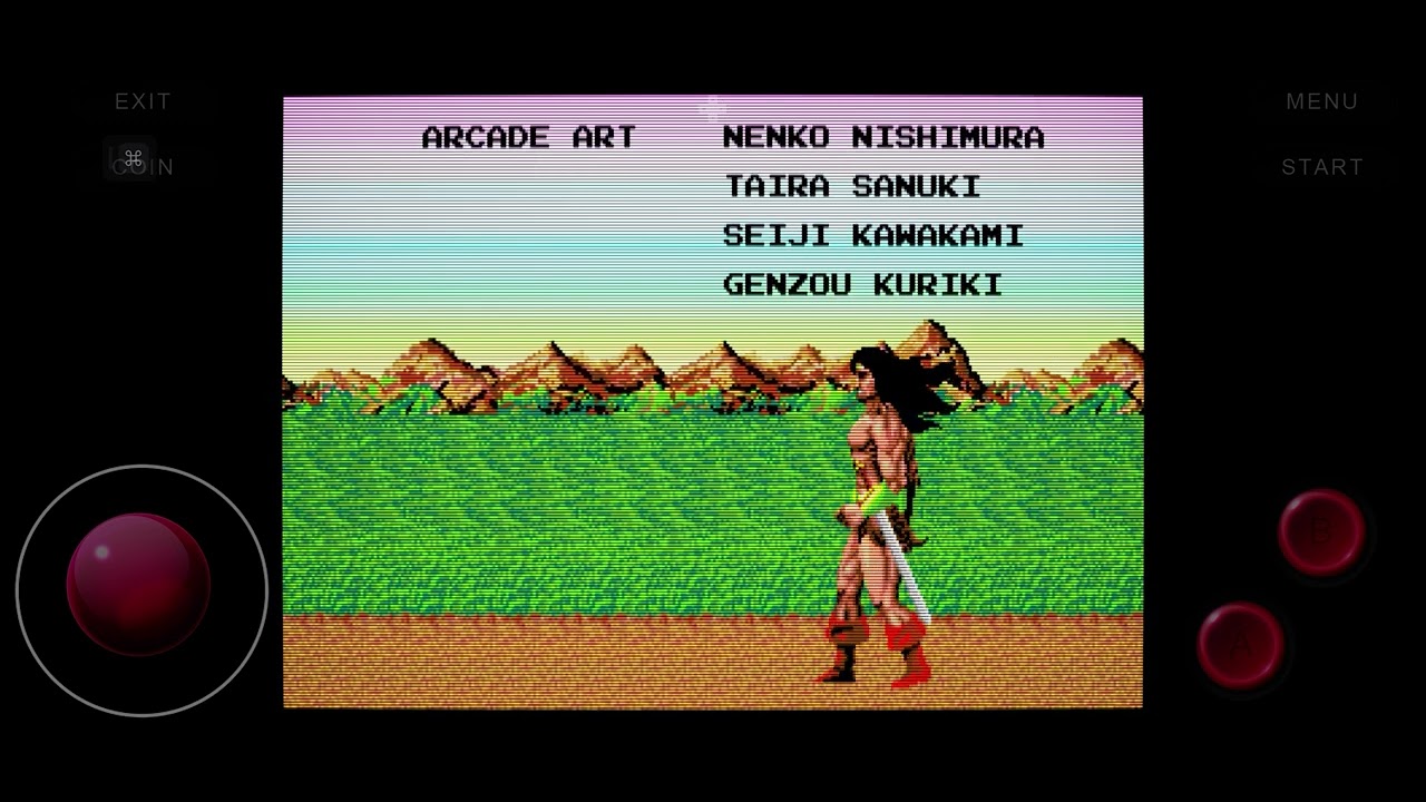 Rastan (Apple IIGS) - Ending and credits sequence