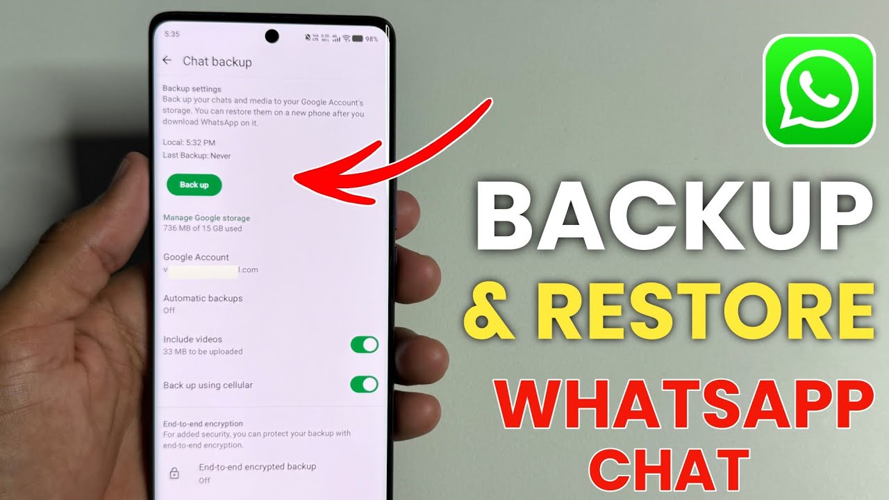 How to Backup and Restore WhatsApp Massages on An Android ( 2026 ) 
