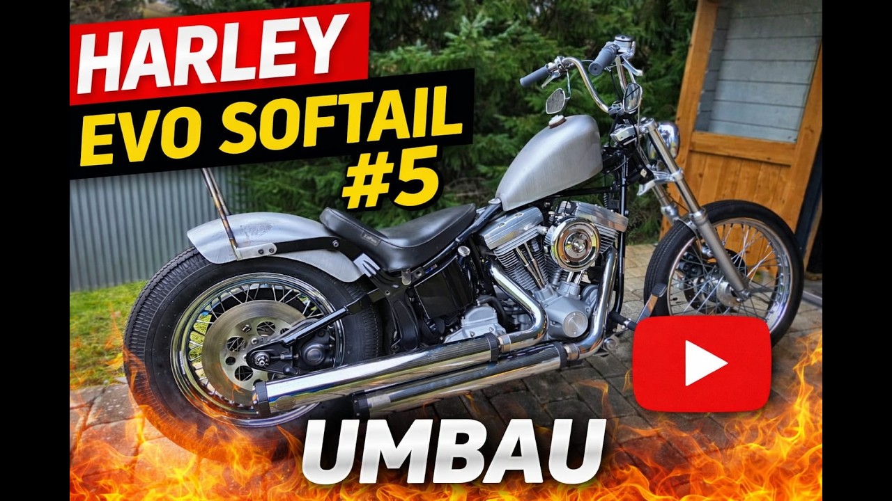 Harley Evo Softail Umbau: Die letzten Vorbereitungen erledigen | Westborn Garage