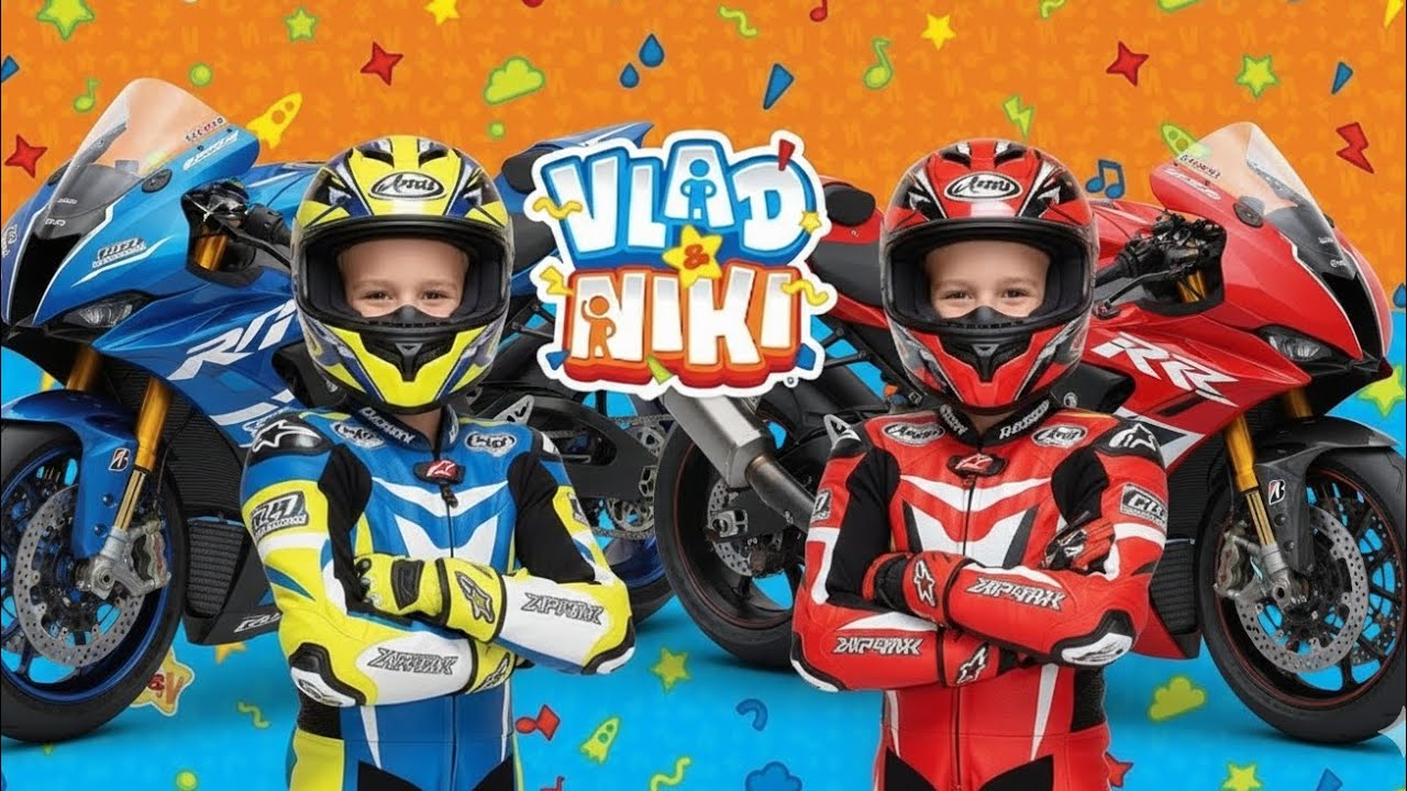 🔥🏍️🎉|Vlad & Niki Ride the Super Bike Wow 