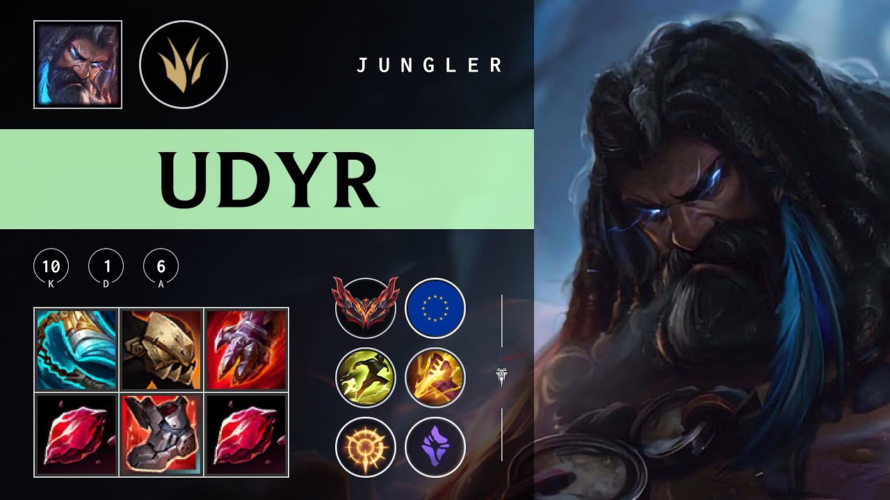 Udyr Jungle vs Jayce - EUW Grandmaster Patch 25.23