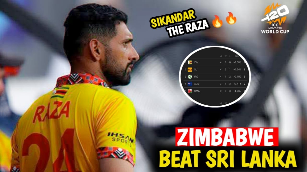 Zimbabwe Beat Sri Lanka | Upset? | Zimbabwe Ends Group Stage as a Table Toppers | ZIM VS SRI