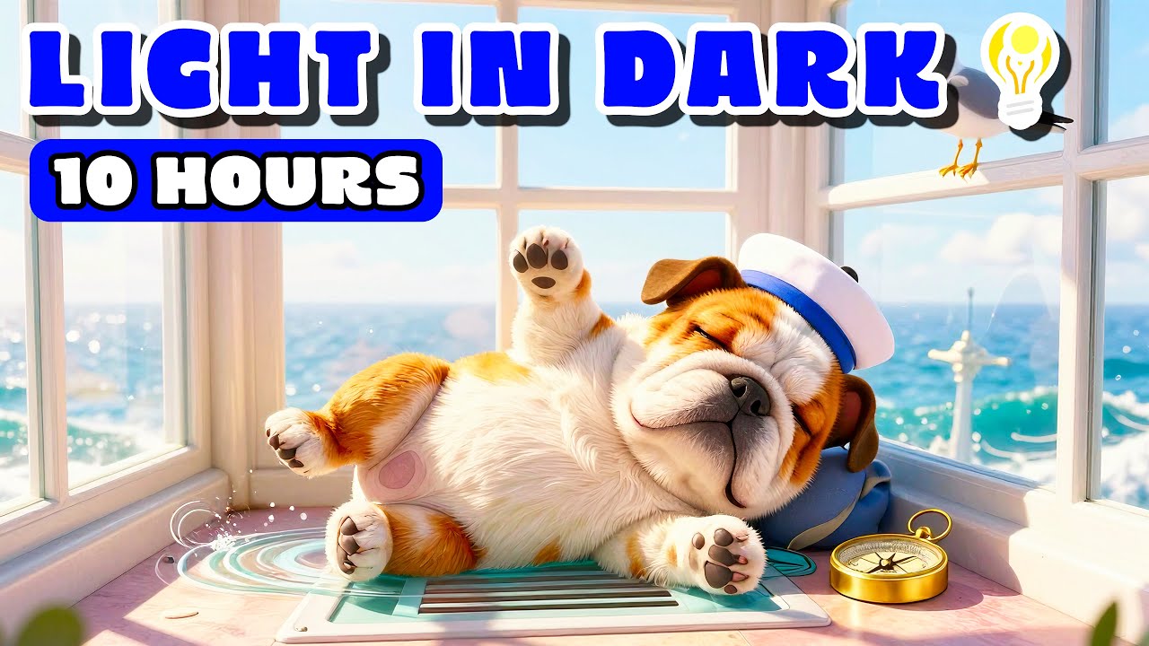10 HOURS Fear of the Dark? 🌊 Lighthouse Ambience for Night Anxiety