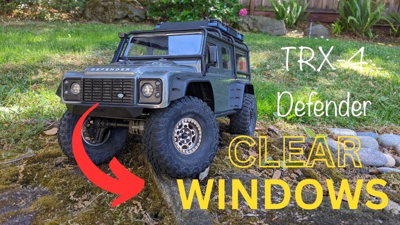 Clear Windows on Traxxas TRX 4 Defender
