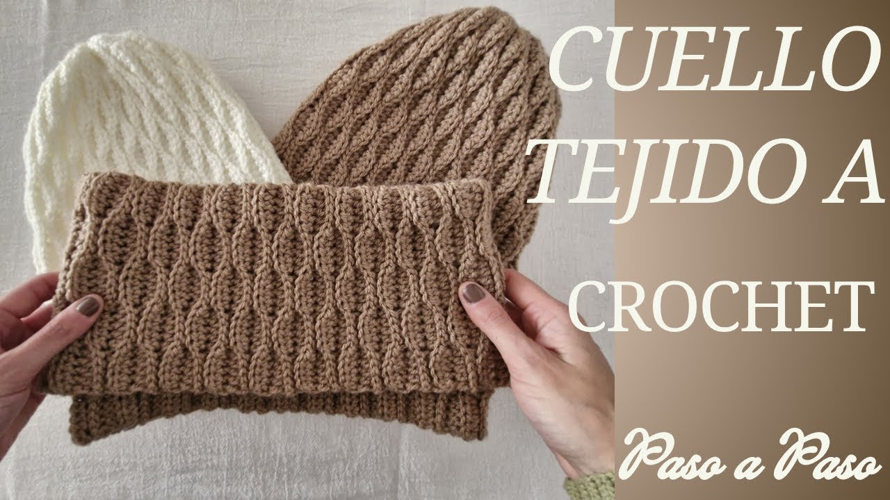 CUELLO TEJIDO A CROCHET
