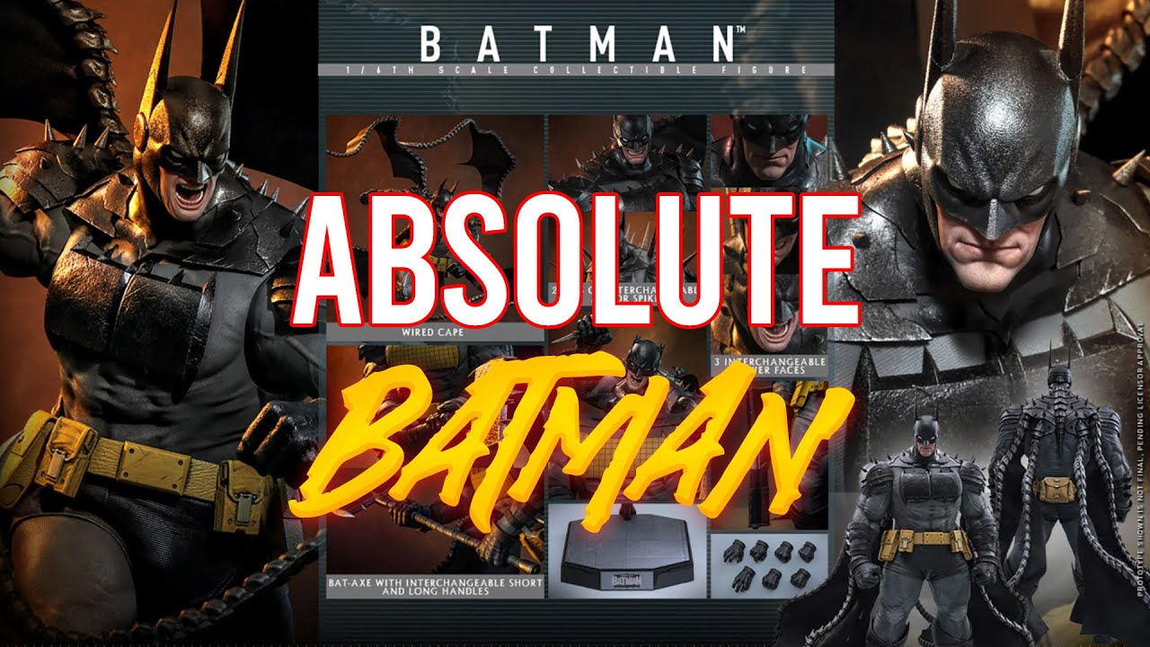 New Hot Toys Absolute Batman one sixth scale figure!