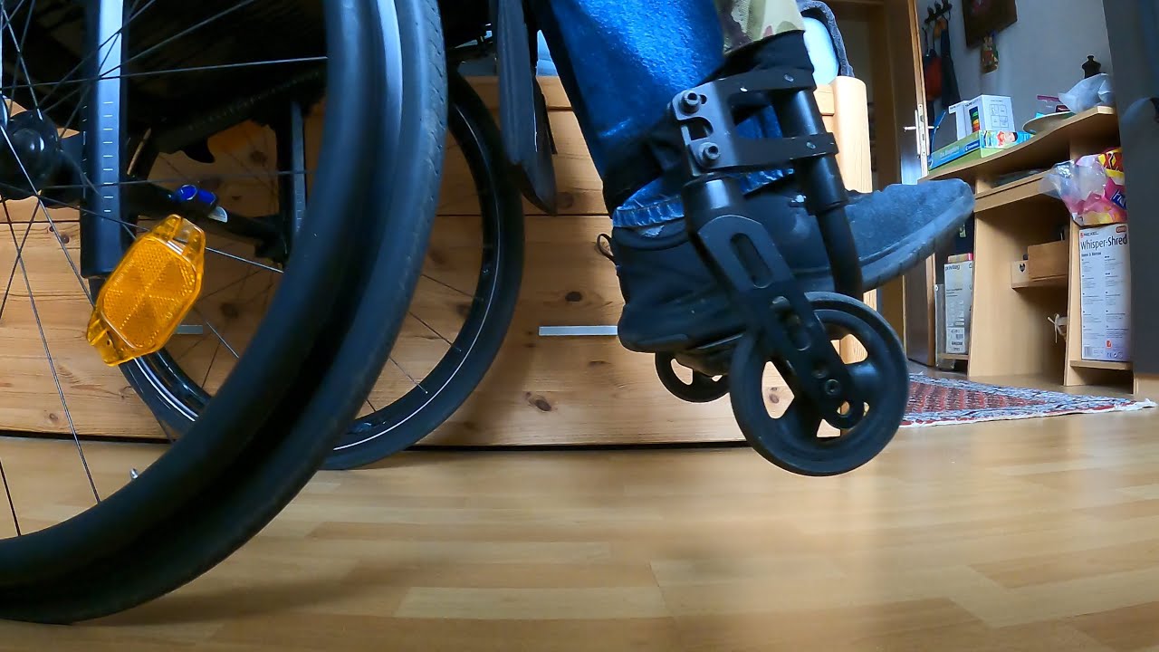 Rollstuhl👨🏾‍🦽: Wheelie lernen / how to / Räder anheben Teil 1/2