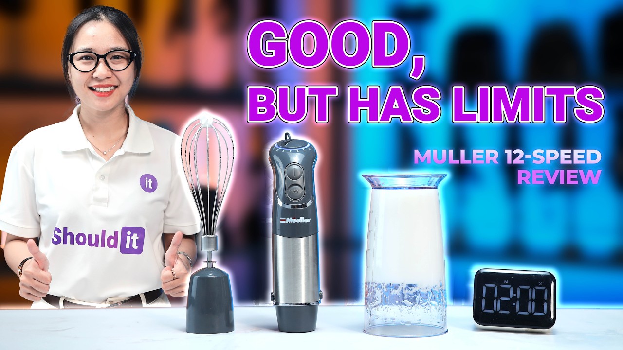 Обзор погружного блендера Mueller Multistick 5-в-1 с 12 скоростями &mdash; серия Shoulder Blender