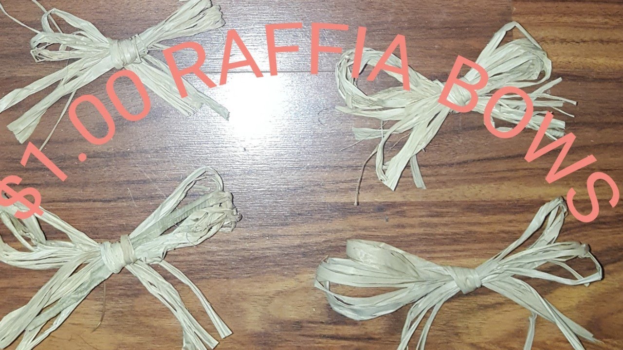 #iamacreator ♡HOW TO MAKE RAFFIA BOWS♡2018♡FALL DIY DUPE CHALLENGE HOSTED BY KENYA AND KRISTIN