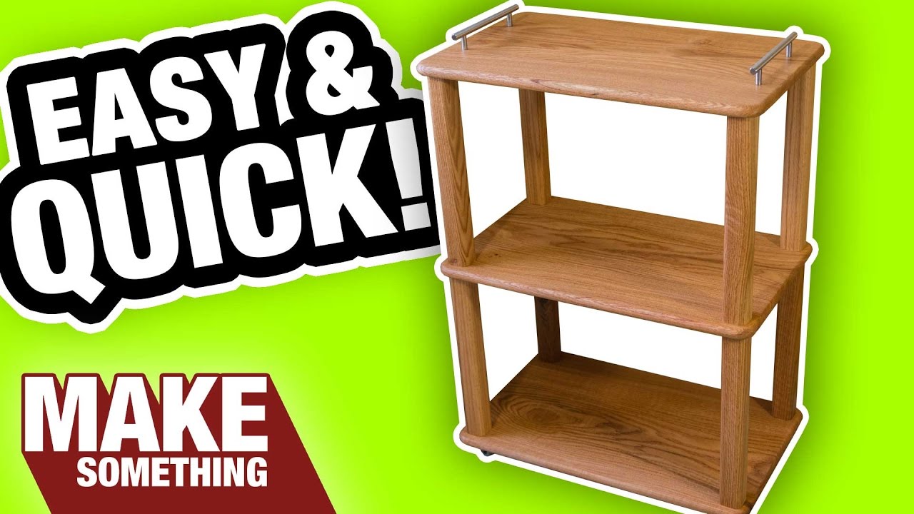 Making a Kitchen Cart with Killer Features | Easy Woodworking Project