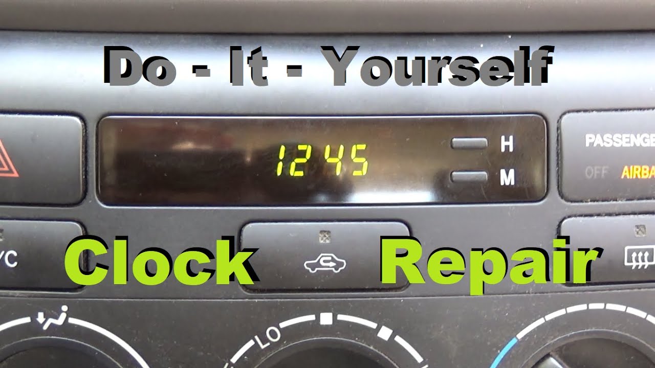 2003 - 2008 Corolla Clock Repair - DIY - Auto Repair
