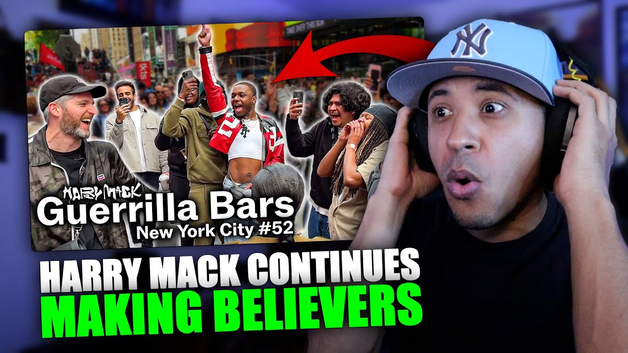 Every Freestyle Is Unique | Harry Mack Guerrilla Bars 52 New York City (Reaction)