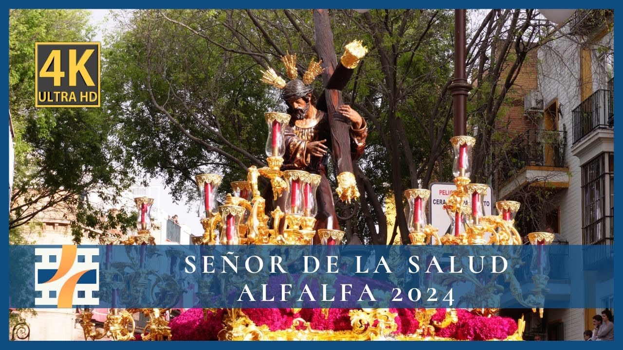4K - Ntro. Padre Jesús de la Salud (La Candelaria) 2024 | Alfalfa | Tres Caídas de Triana