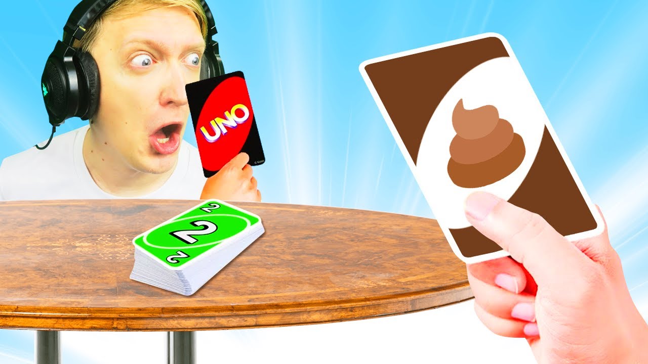ЛОВИ КАКАШКУ! УНИЖАЮ БАНДУ ЮТУБ В УНО! (Uno Угар)