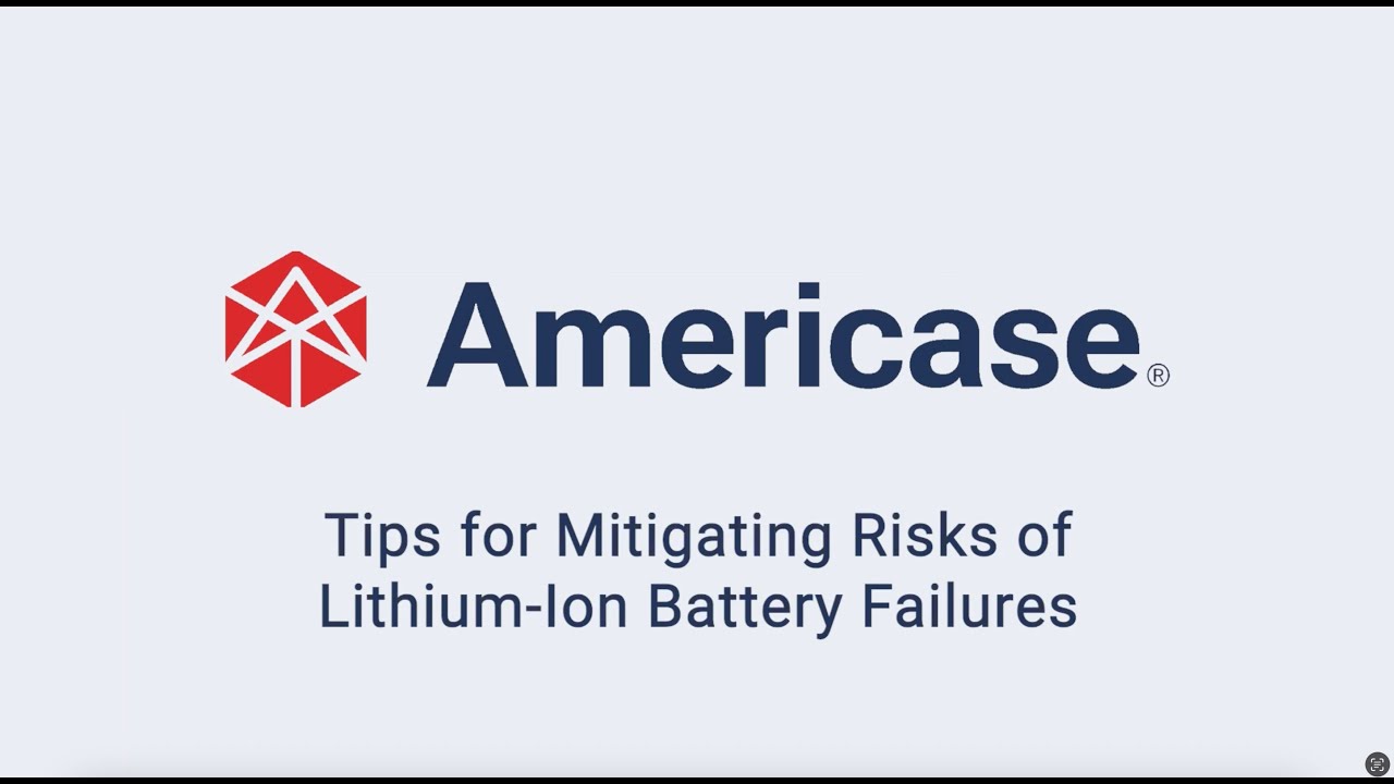 Tips For Mitigating Risks Of Lithium-Ion Battery Failures