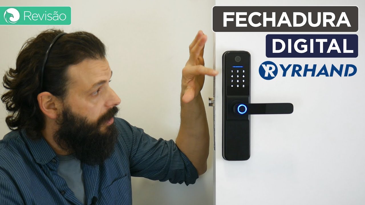 Na Prática com a FECHADURA DIGITAL Yrhand com Tuya App | Harpyja