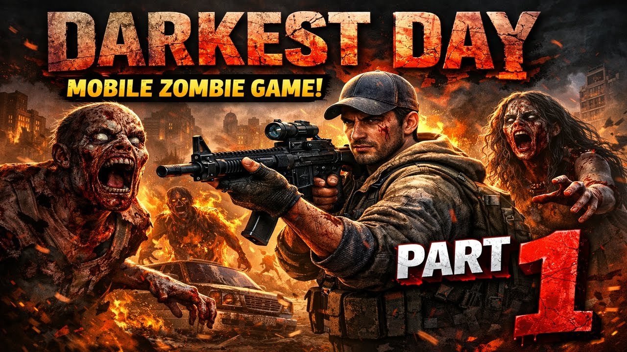 😱 Darkest Day Mobile Gameplay Part 1 | First Day in Zombie Apocalypse!