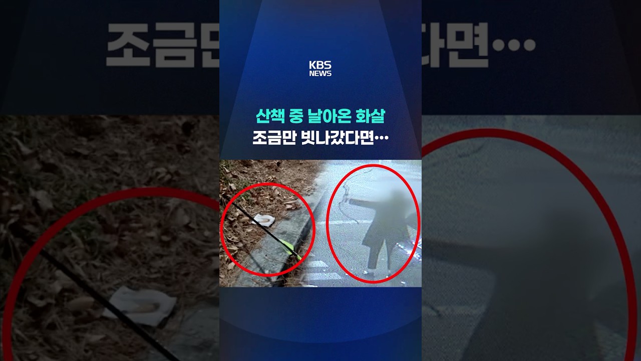 산책 중 날아온 화살&hellip;조금만 빗나갔다면 #shorts / KBS
