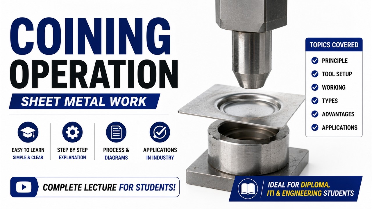 Coining Operation in Sheet Metal | Precision Manufacturing Process Explained