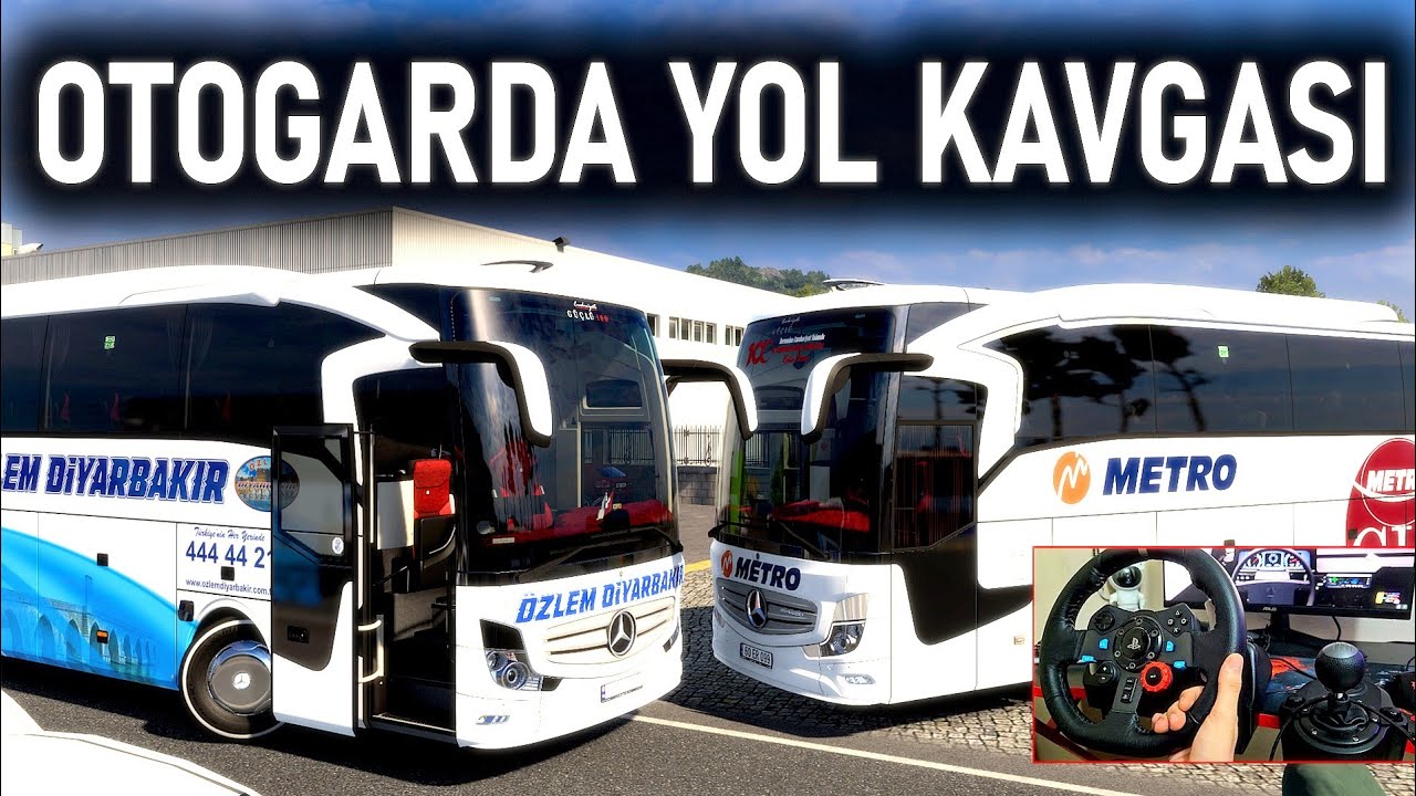 OTOGARDA KAVGA ! OTOBÜSLE BAYRAM TRAFİĞİ  w/@imdatTV ETS 2 MOD Logitech G29
