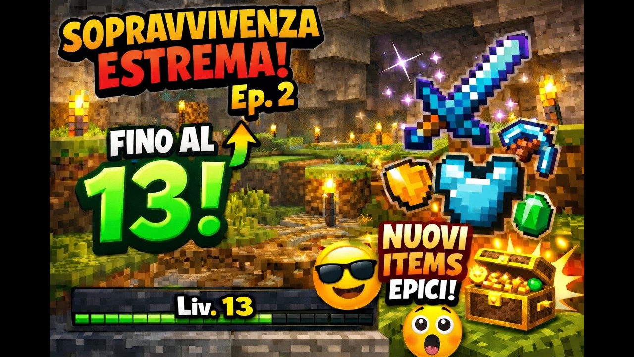 SBLOCCO GLI ITEM SEGRETI AL LIVELLO 13?! 😱 Minecraft Estremo EP. 2