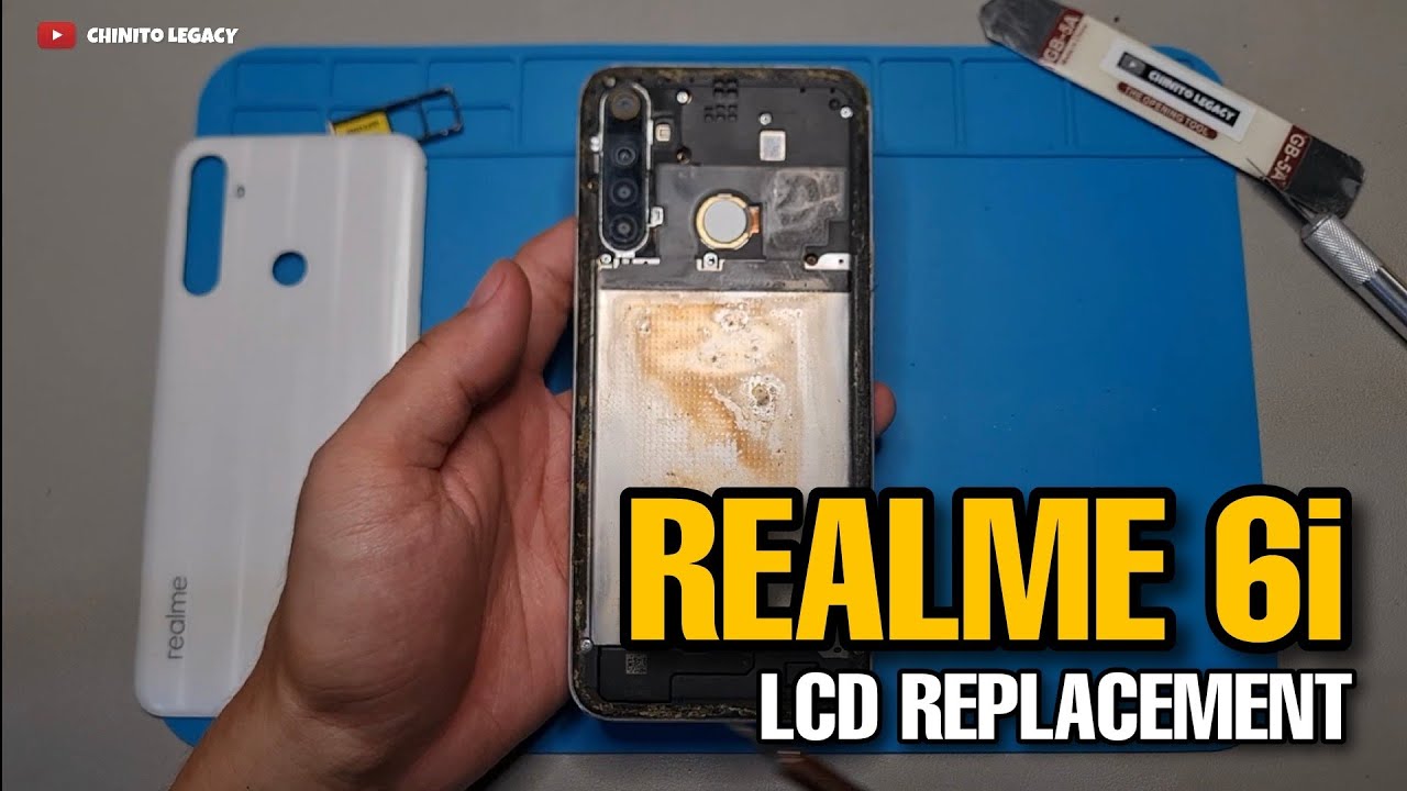 Realme 6i LCD screen replacement step by step guide