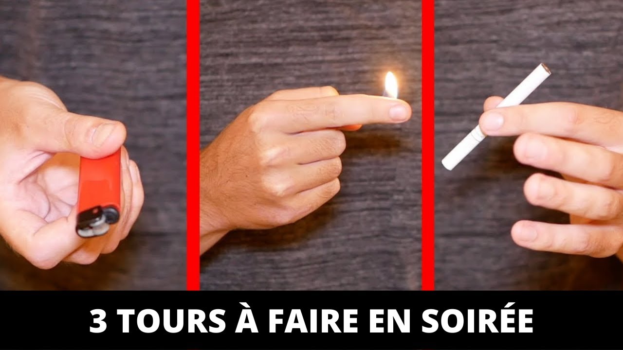 3 TOURS POUR IMPRESSIONNER TES POTES EN SOIRÉE