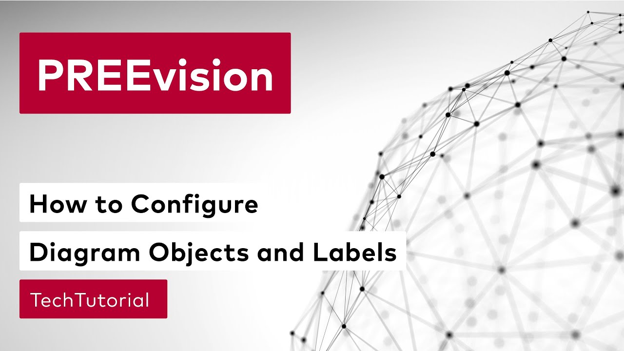 How to Configure Diagram Objects and Labels | #PREEvision Tutorial