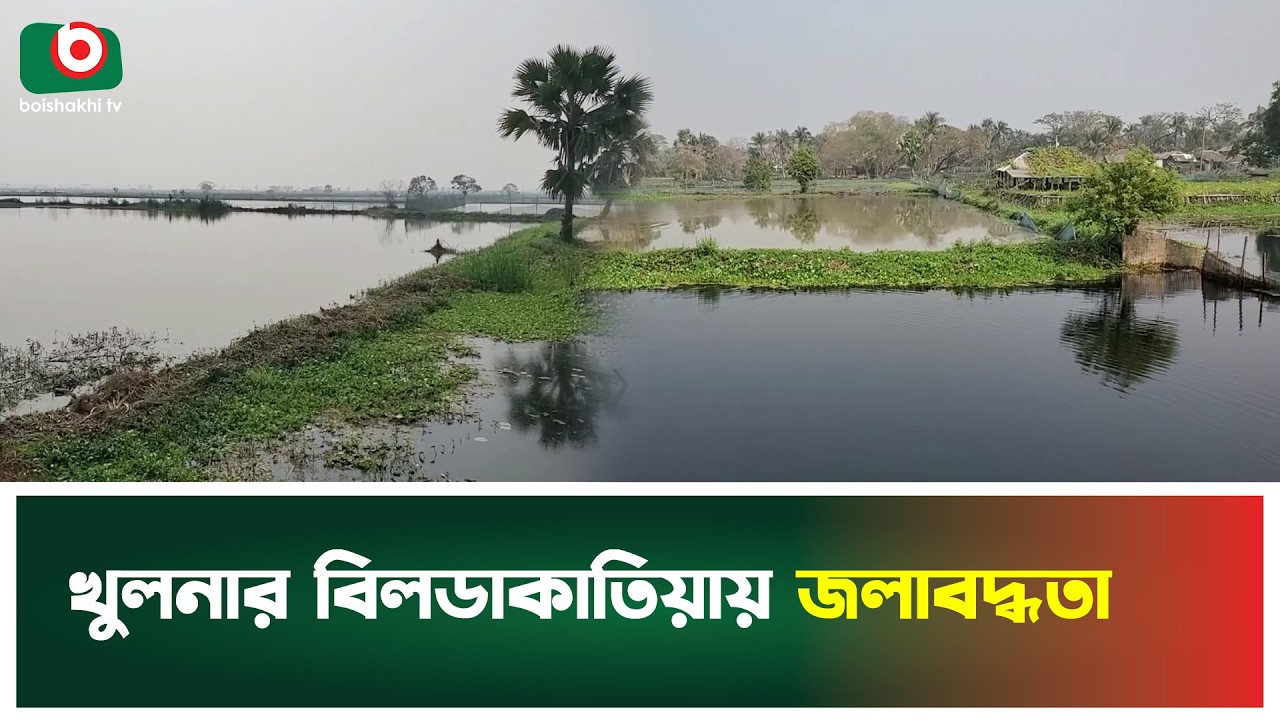 খুলনার বিলডাকাতিয়ায় জলাবদ্ধতা | Khulna Bildakatia | Boishakhi Tv News