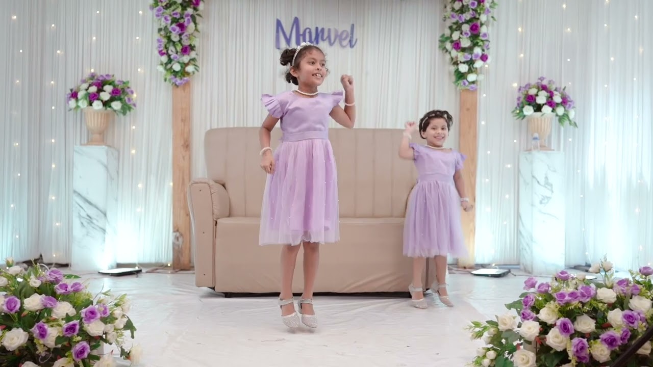 Baby Girls Dance| Baptism Dance| Kerala Christian Dance| Knanaya Baptism Ceremony |Jerika & Anika