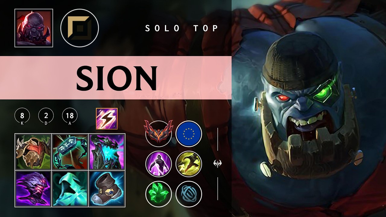 Sion Top vs Gwen - EUW Grandmaster Patch 26.06