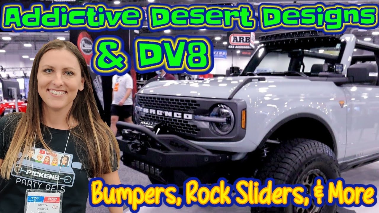 Addictive Desert Designs & DV8 Bumpers & Accessories for the Ford Bronco | ADD SEMA Broncos 2021