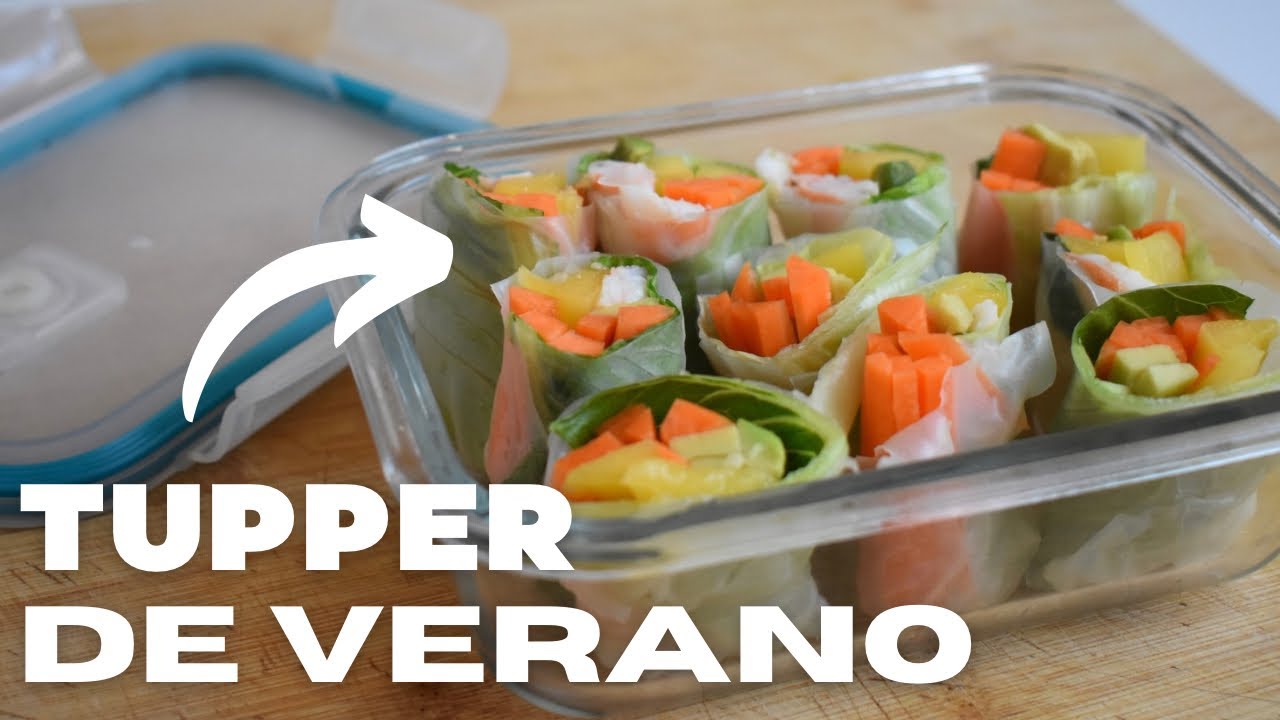 Rollitos de papel de arroz: fáciles, rápidos y listos para llevar (con salsa)